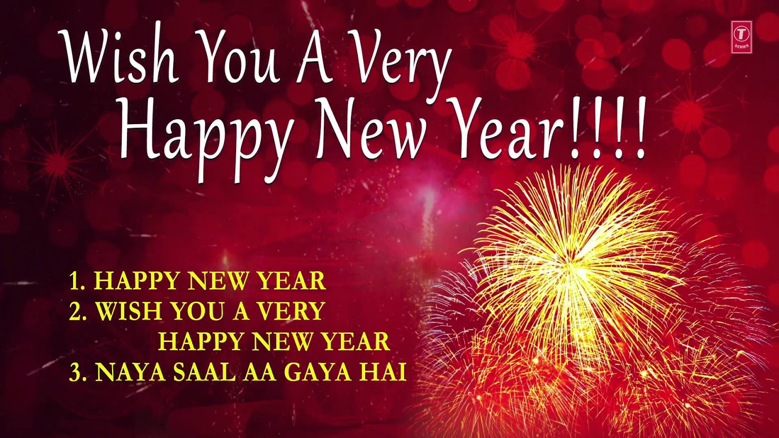 Happy New year Wishes in English